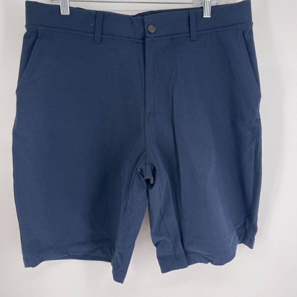 Hylete Size W36 Navy Blue 11" Regular Fit Modus Cotton Walk Shorts